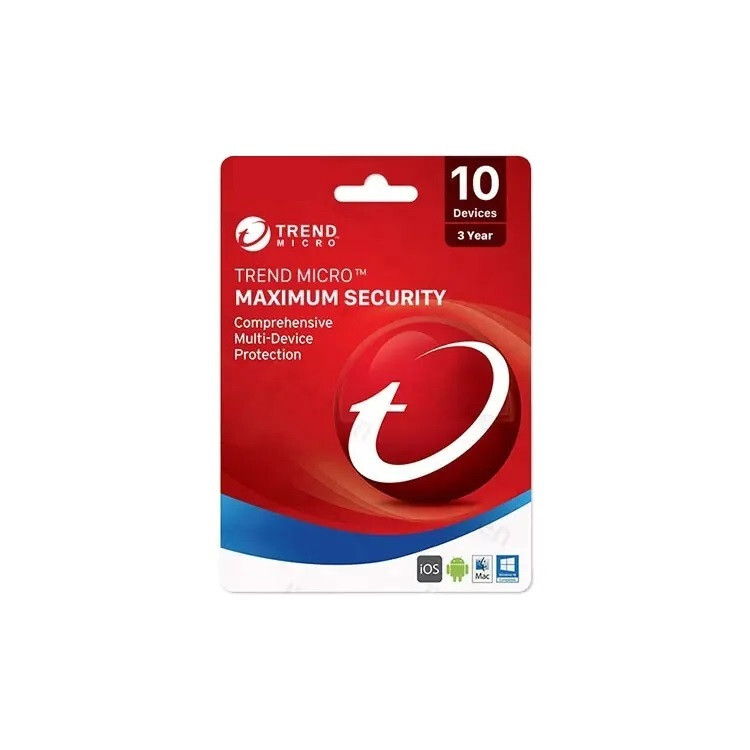 TREND MICRO MAXlMUM, lNTERNET, ANTIVIRUS+ Security for 1-3 Years and 1-5 Devices