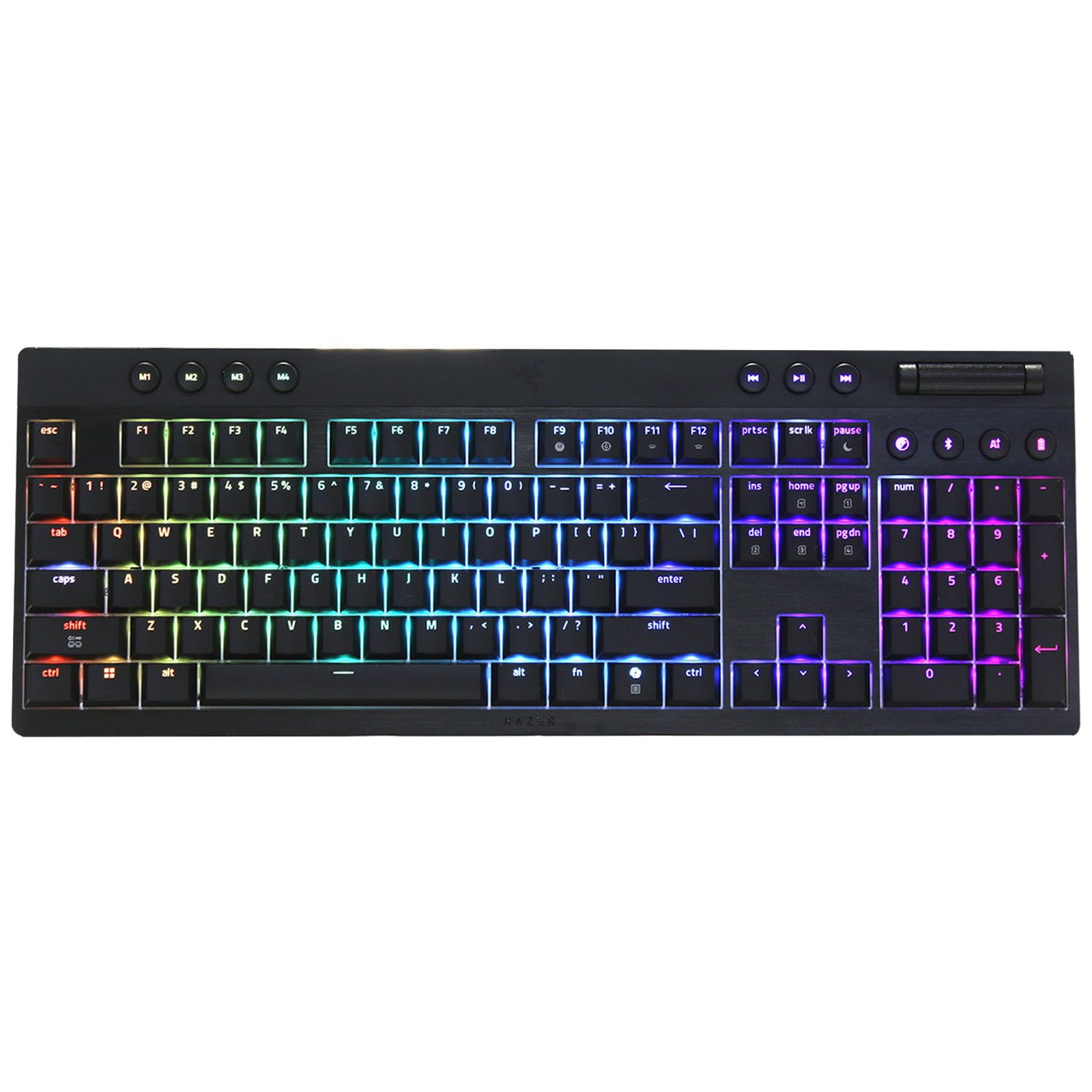 Razer BlackWidow V4 Low-profile Orange Tactile Switch Mechanical Gaming Keyboard