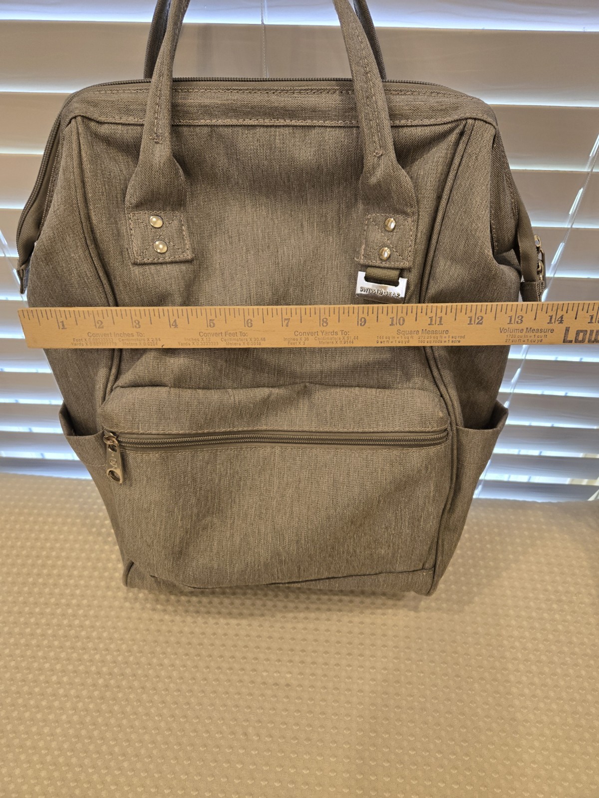 Laptop Backpack Swiss Gear 3576 Artz Dr Bag Style 12” Grey Gray SwissGear EUC