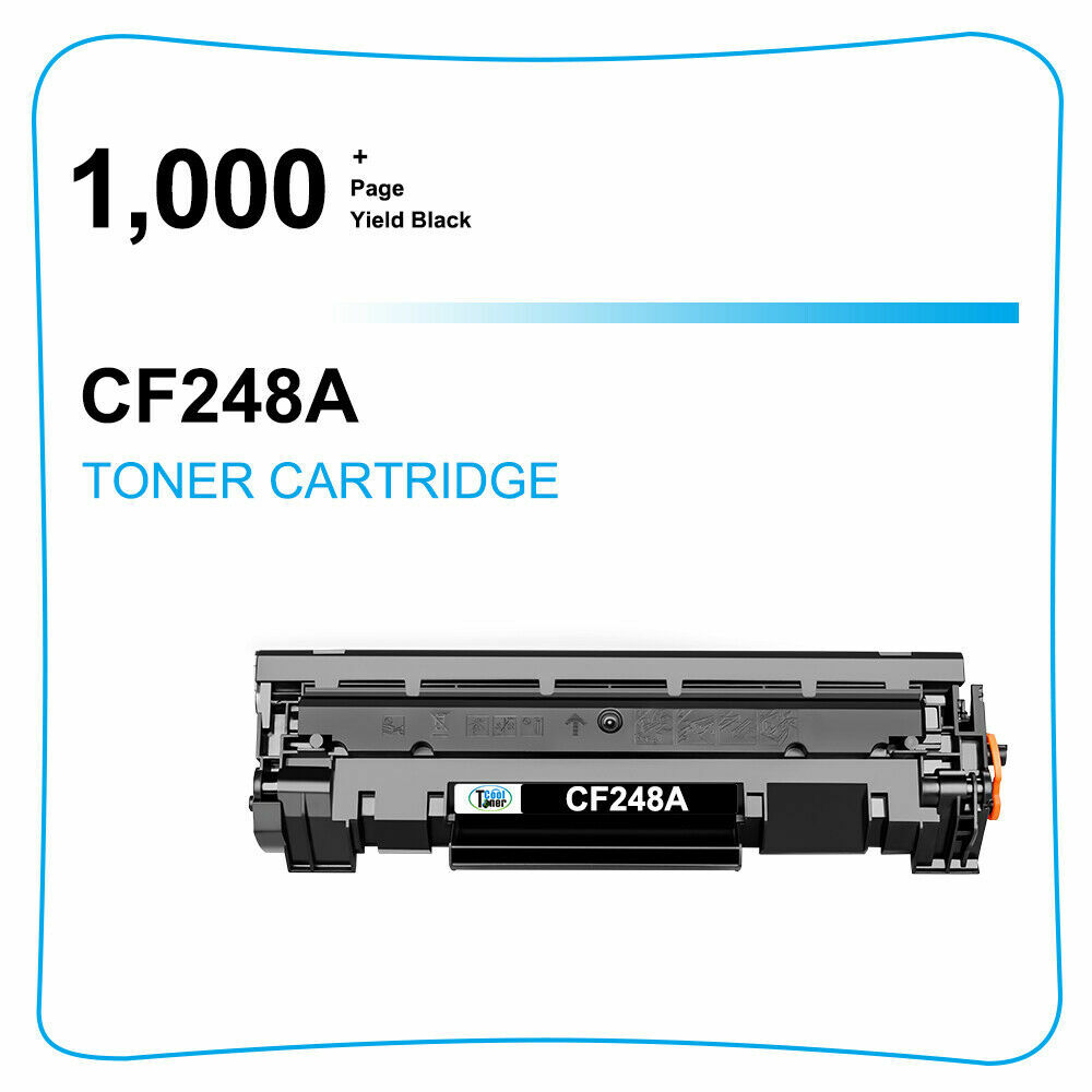 2 CF248A 48A Toner Cartridge For HP LaserJet Pro M15a M15w M28a M28w w/ New Chip