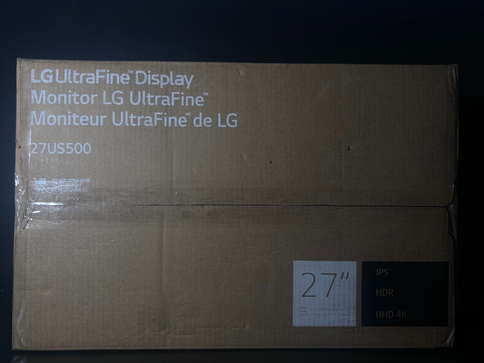 LG UltraFine 27US500-W 27″ 4K UHD IPS HDR Monitor-Open Box