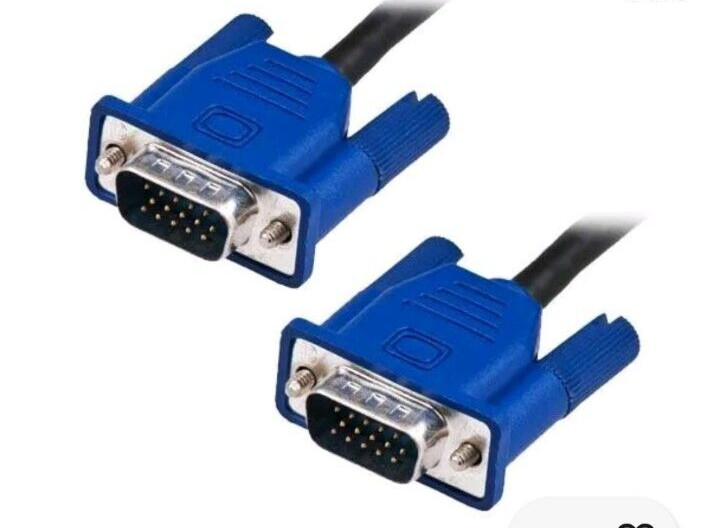 VGA SVGA 5ft. Cable Adapter Male to Male LCD PC TV