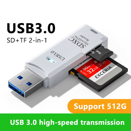 USB3.0 SD Card Reader for PC Micro SD Card to USB Adapter for Camera MemoryC lot