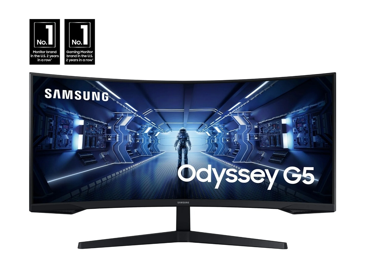 SAMSUNG LC34G55TWDNXZA 34″ Odyssey G55T WQHD 165Hz 1ms(MPRT) HDR Curved Gaming
