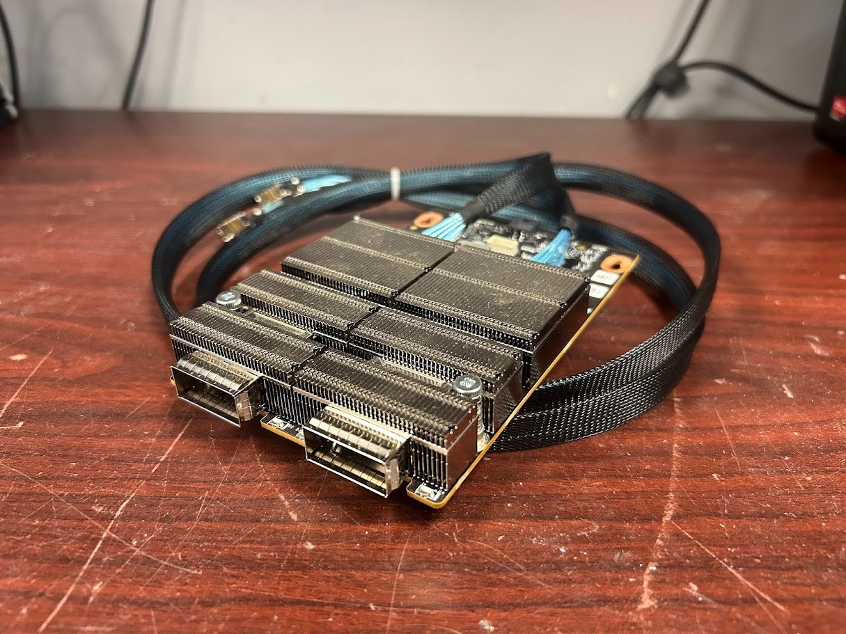 Nvidia ConnectX-7 NDR OSFP Twin Transceiver IO 2x400Gbs 699-24975-0009-002 #95