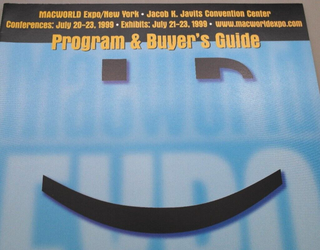 1999 Macworld Expo New York Program & Buyer’s Guide Brochure Magazine