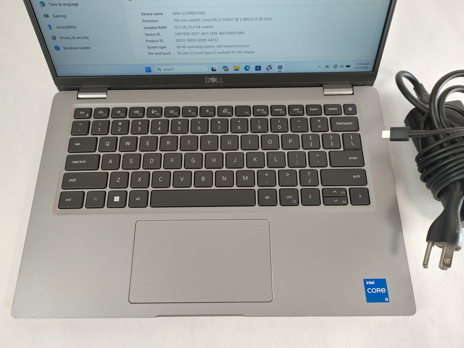 Dell Latitude 5420 Core i5-1135G7 2.40 GHz 16 GB DDR4 256 GB M.2 Windows 11 Pro