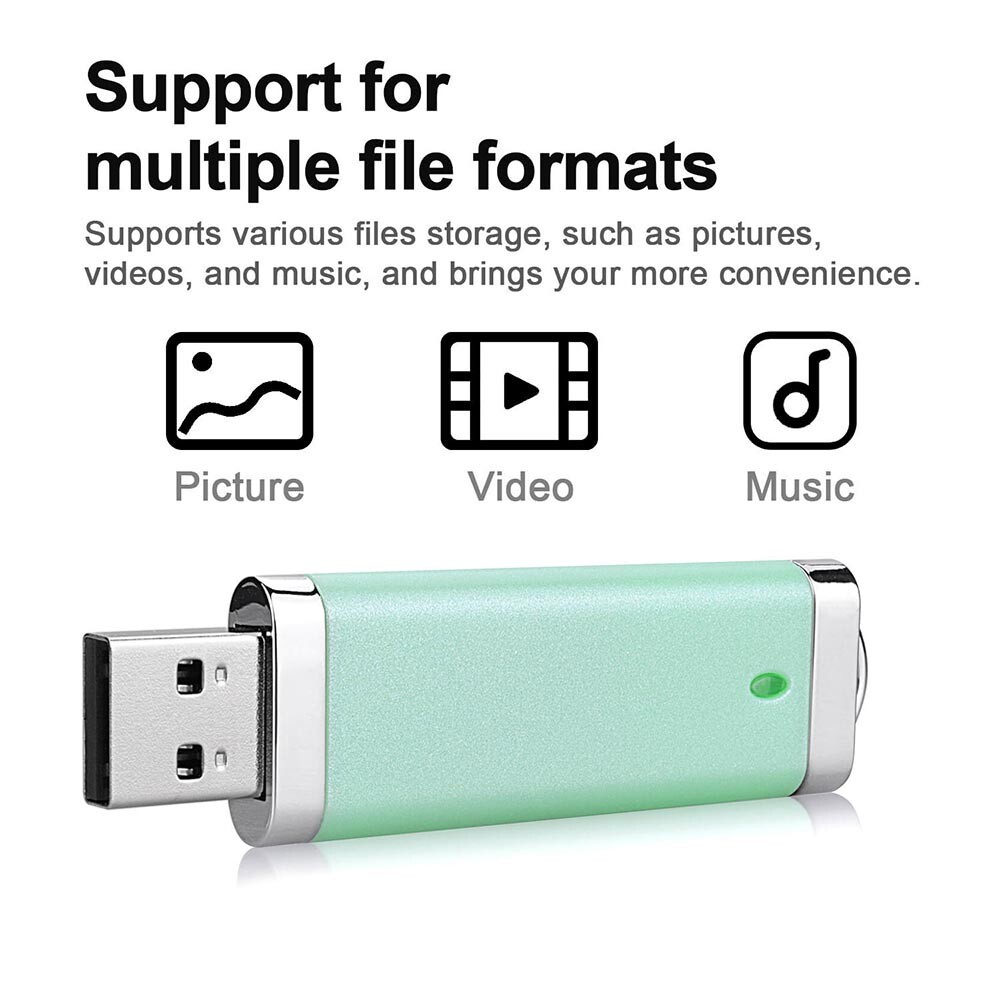 Kootion USB 2.0 32GB 3PCS USB Flash Drive Memory Storage Thumb Drive Mixed Color
