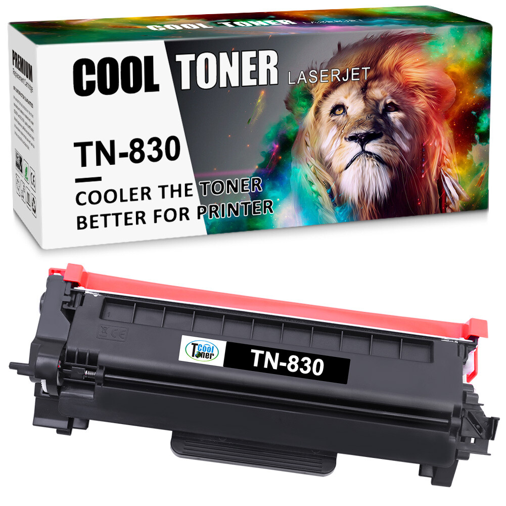 1Pack TN830 TN830XL Toner Cartridge for Brother HL-L2405W MFC-L2760DW with Chip
