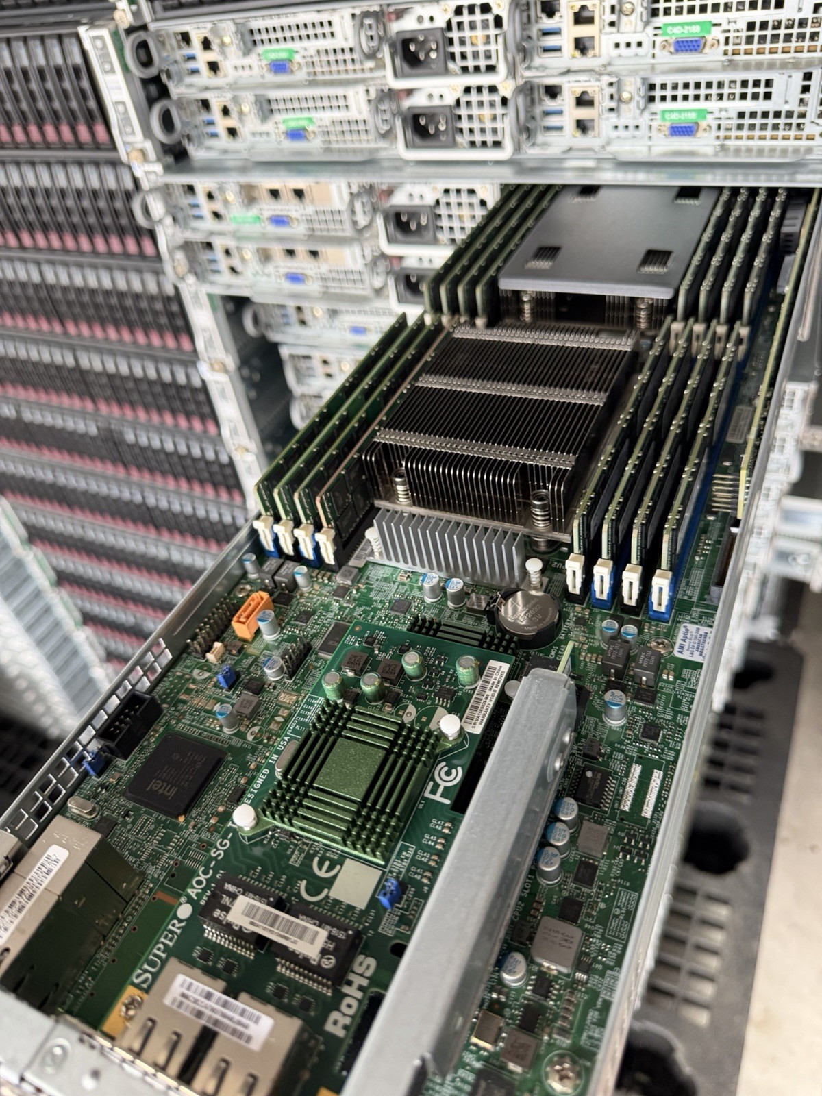 SuperMicro SuperServer CSE-217 Quad Node Dual Proc Intel E5-2630 V3
