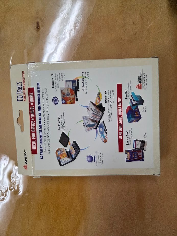 Lot of 3 CD Cases, Laserline Avery CDProjects 20, 24, 40 Discs DVD CD Games