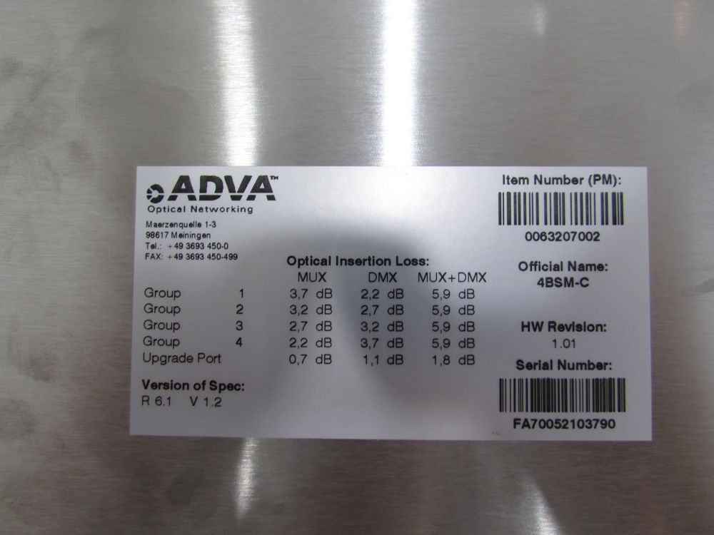 Adva 4BSM-C for the FSP-2000 / F-II / F2K series