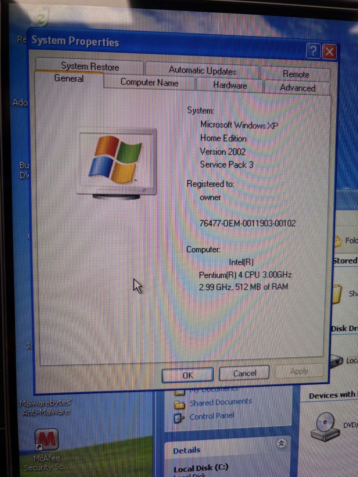 Dell Dimension 8400 Intel Pentium 4 3.00GHz 4GB