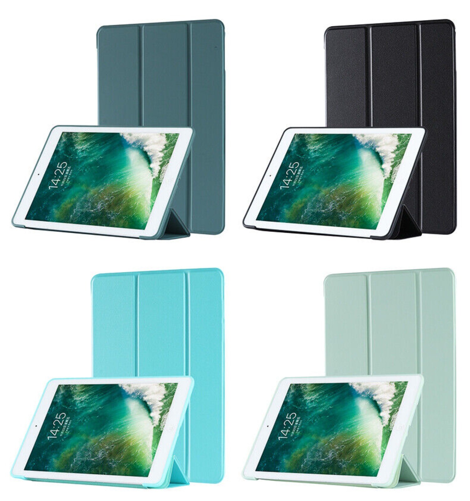 9.7″ iPad Case For iPad 6th/5th Gen Air 1st 2nd Gen Smart Flip Stand Case Cover