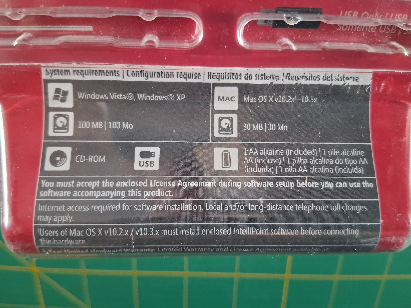Microsoft Explorer Mini Mouse BlueTrack Technology 2.4GHz Wireless 1363 Vista XP