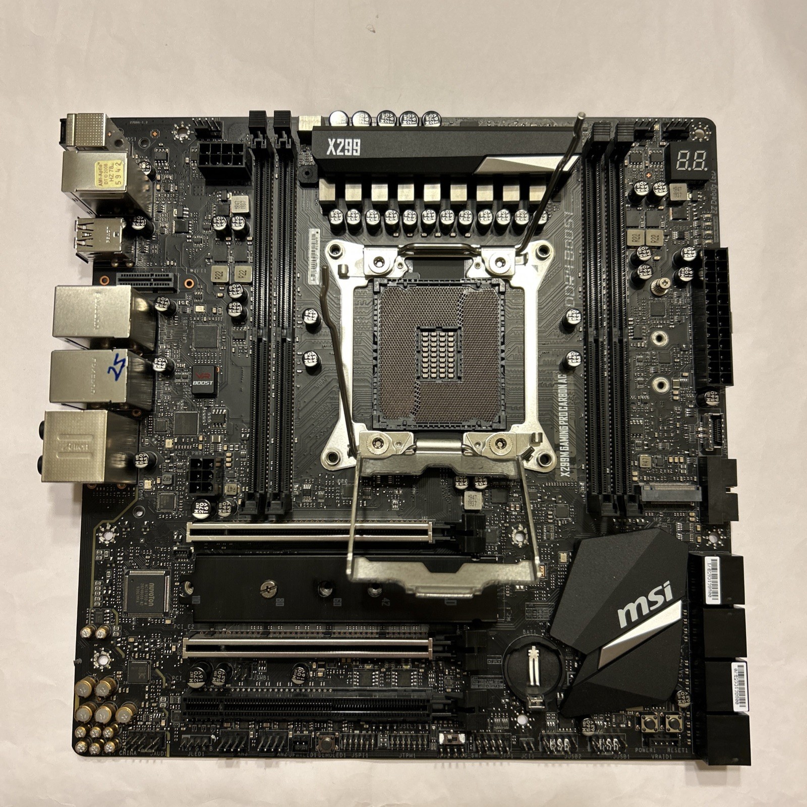 MSI X299M Gaming Pro Carbon AC Intel LGA 2066 DDR4 Micro ATX Motherboard