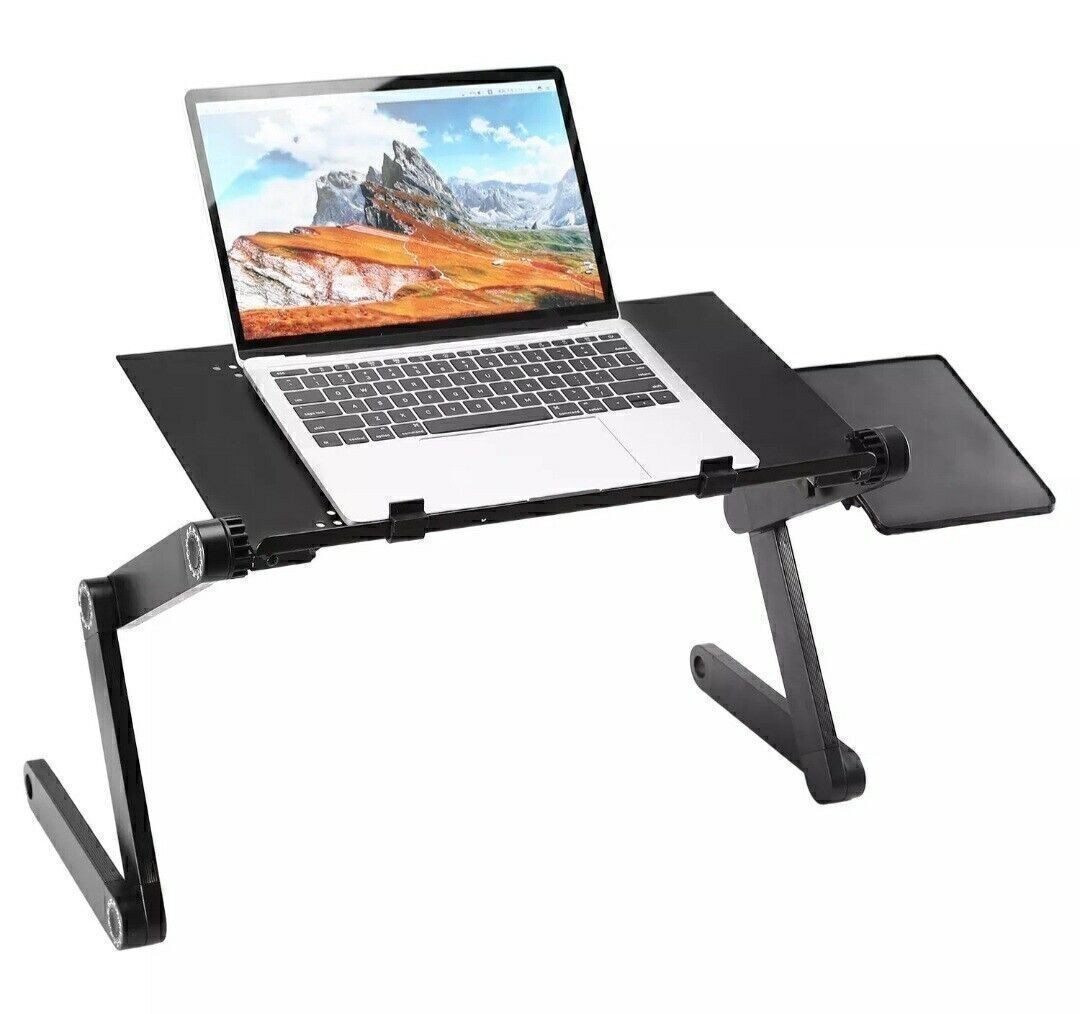 360° Adjustable Laptop Table Stand Lap Sofa Bed Tray Computer Notebook Desk
