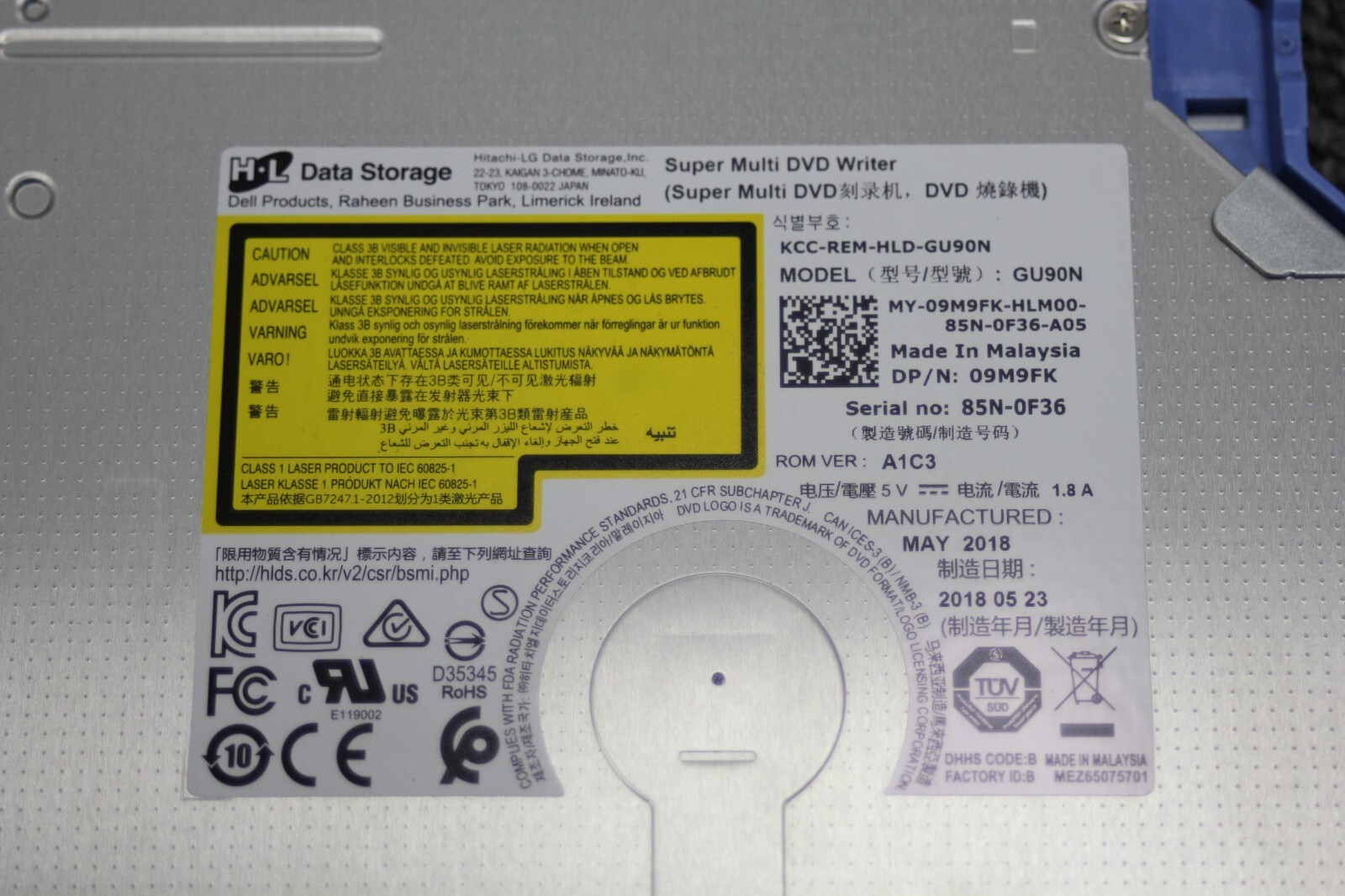 HL Data Storage HITACHI-LG – GU90N – Super Multi DVD Writer