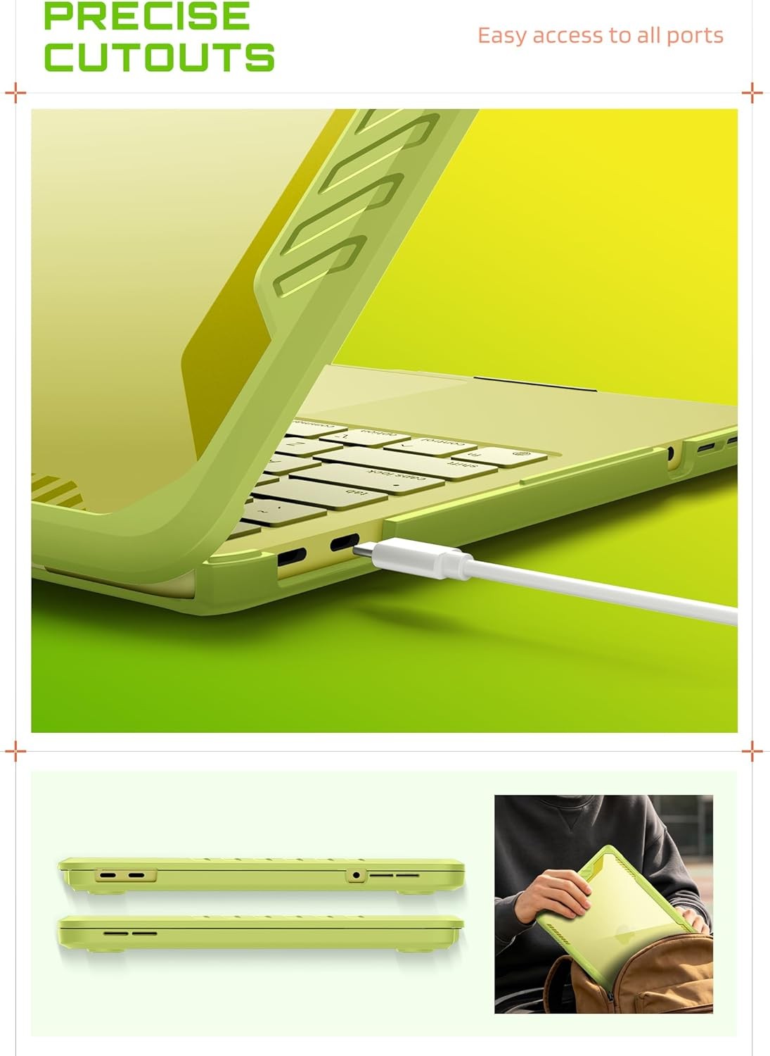 SUPCASE for MacBook Neo Case 13 Inch 2026 Dual Layer Heavy Duty Rugged Cover US