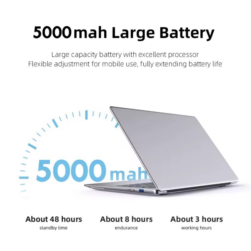 14.1” Ultra Slim Windows 11 Pro Laptop Computer Intel 12GB RAM 1TB 1080P HD