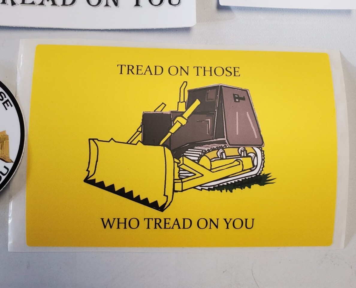 KILL DOZER Flag DECAL 4×6 inch *WORLDWIDE 🌐 SHIPPING*
