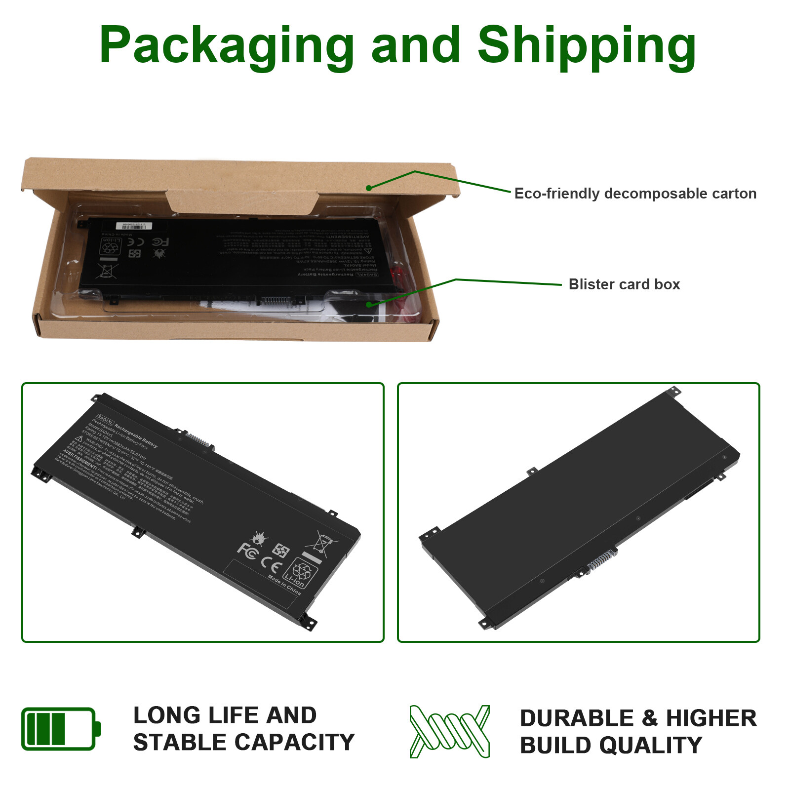 SA04XL SAO4XL Battery for HP ENVY X360 15-DR 15-DS L43248-AC2 HSTNN-OB1G