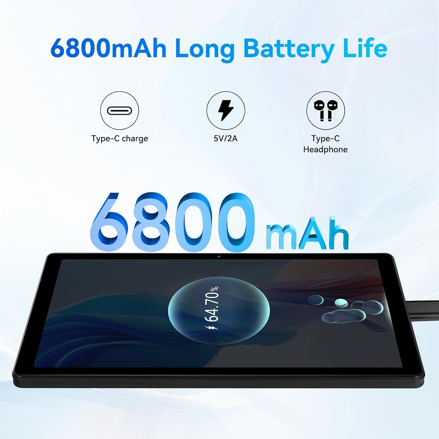 11 inch Android 15 Tablets HD Touchscreen Octa-Core 16GB+128GB Dual Camera US！