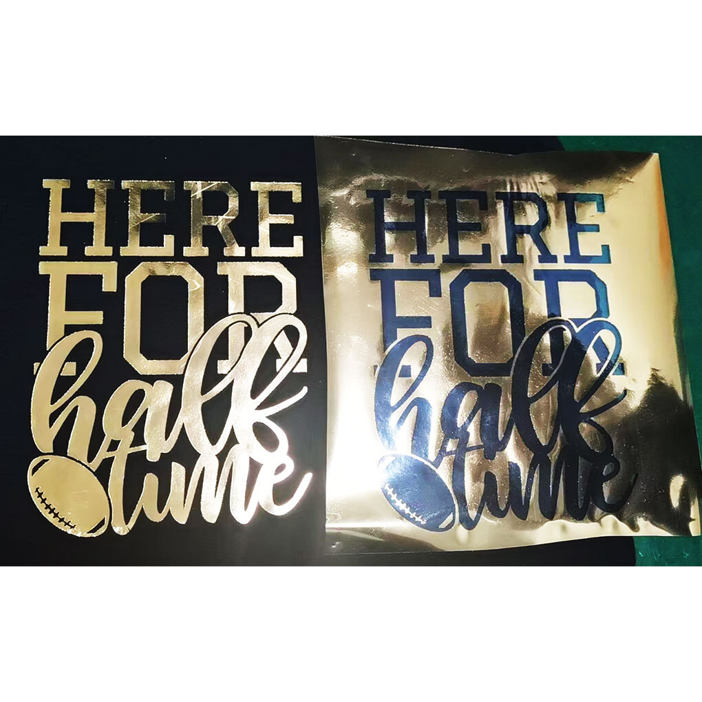 Sample CALCA 13″ x 16.4ft DTF Gold / Silver Foil Film Roll,Cold Peel 2.95in Core