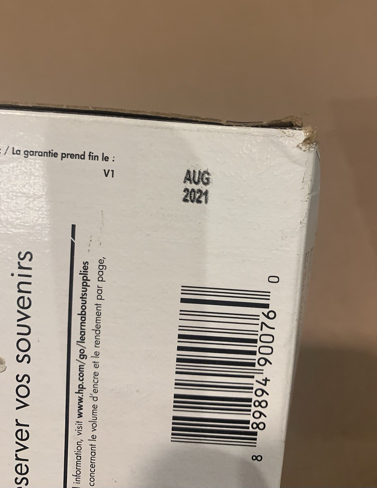NEW-SEALED in Box-HP 65 (T0A36AN) Black &Tri-color Original Ink Cartridges 08/21