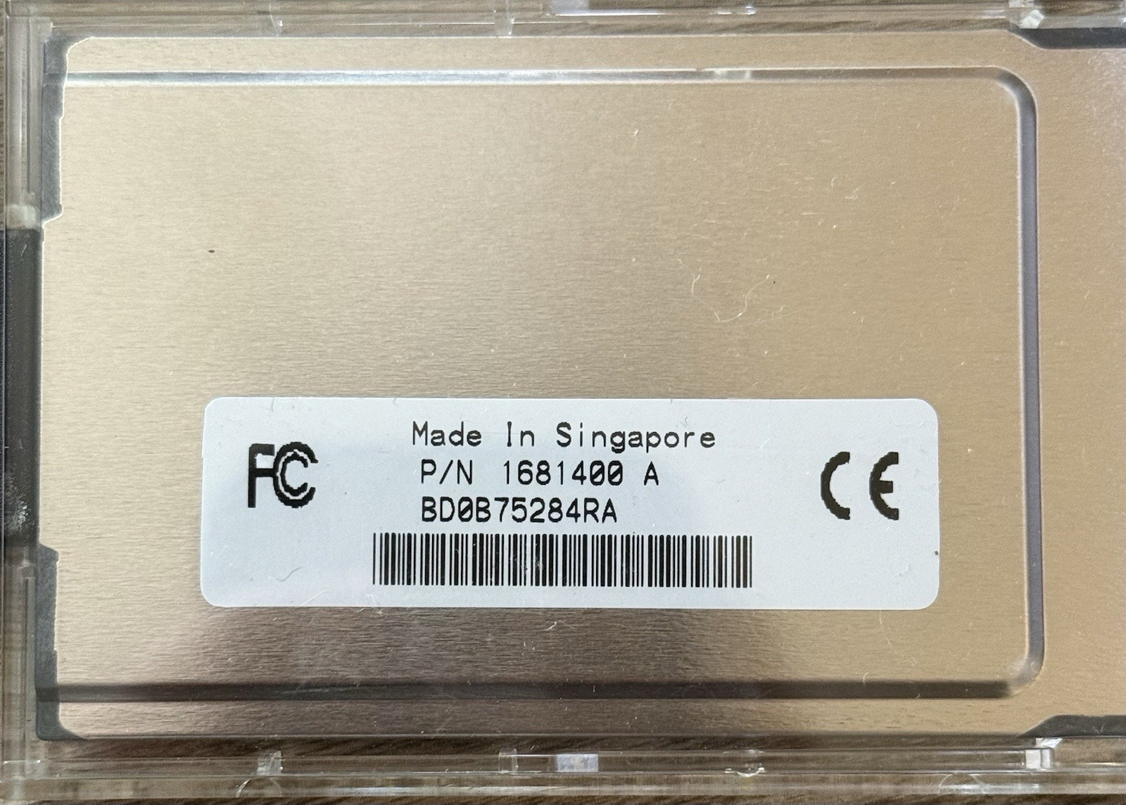 ADAPTEC 1450B SlimSCSI PCMCIA Fast SCSI Adapter PC Card w/Cable Box Manual VK06