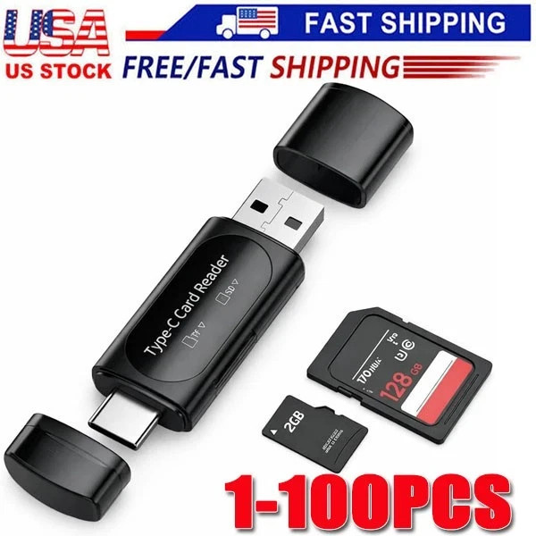 1PC Card Reader USB 3.0 To SD Micro TF Memory Card Adapter PC Laptop Accessories