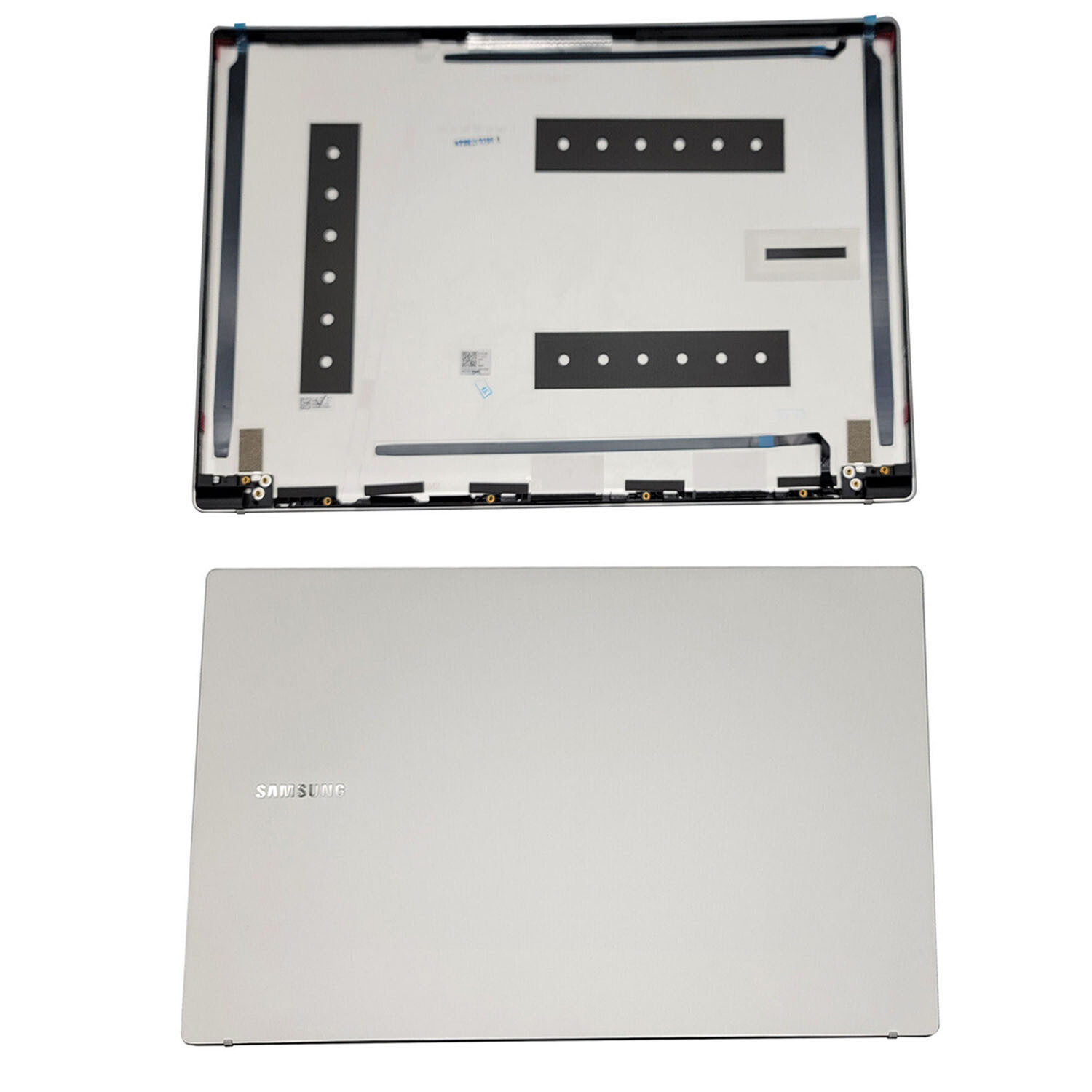 New Silver Back Cover Top Case Lid For Samsung Galaxy Book NP750XDA NP750TDA USA