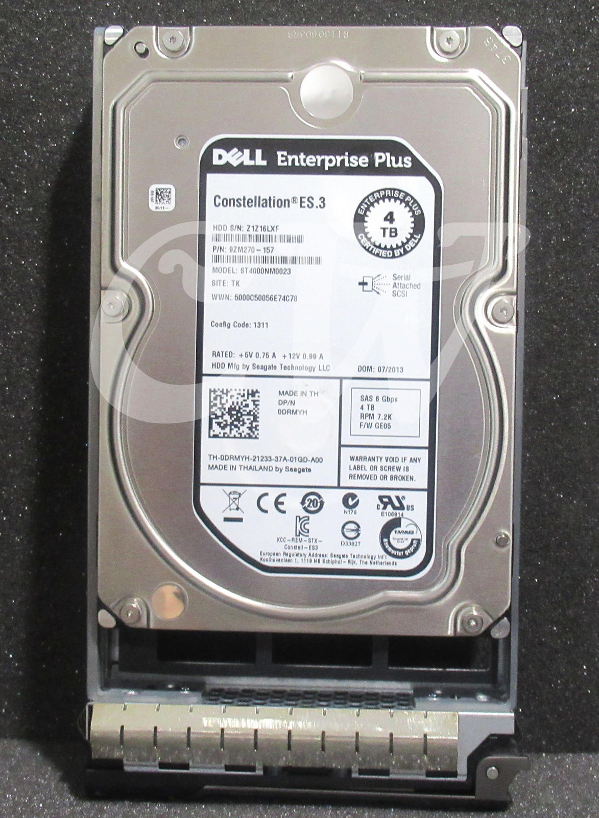 DRMYH ST4000NM0023 Dell ENTERPRISE 4TB 7.2K 6Gbps 128MB 3.5″ SAS HDD Hard Drive