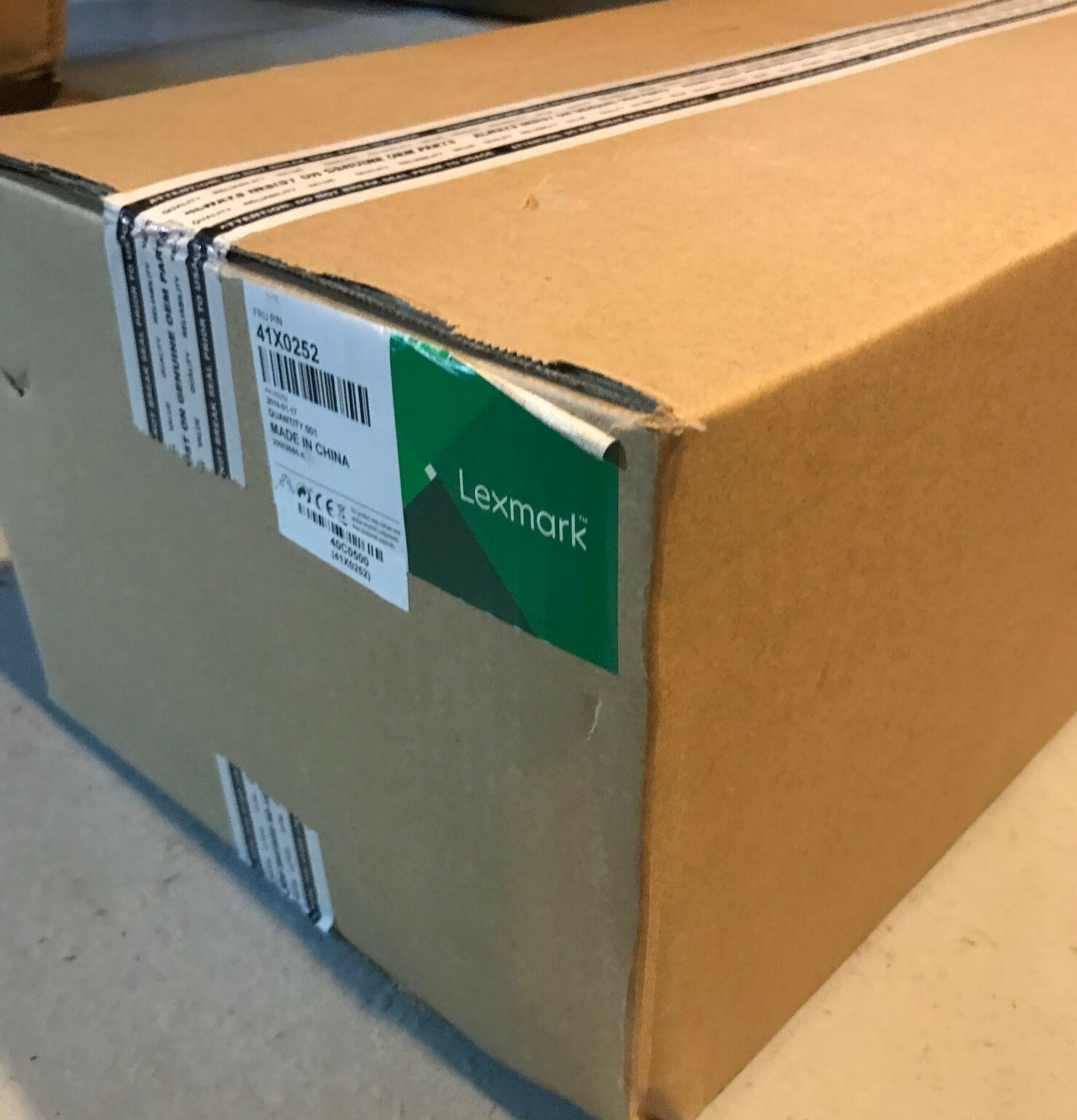 NEW SEALED GENUINE LEXMARK 41X0252  CS720 CS725 CX725 TYPE 00 FUSER