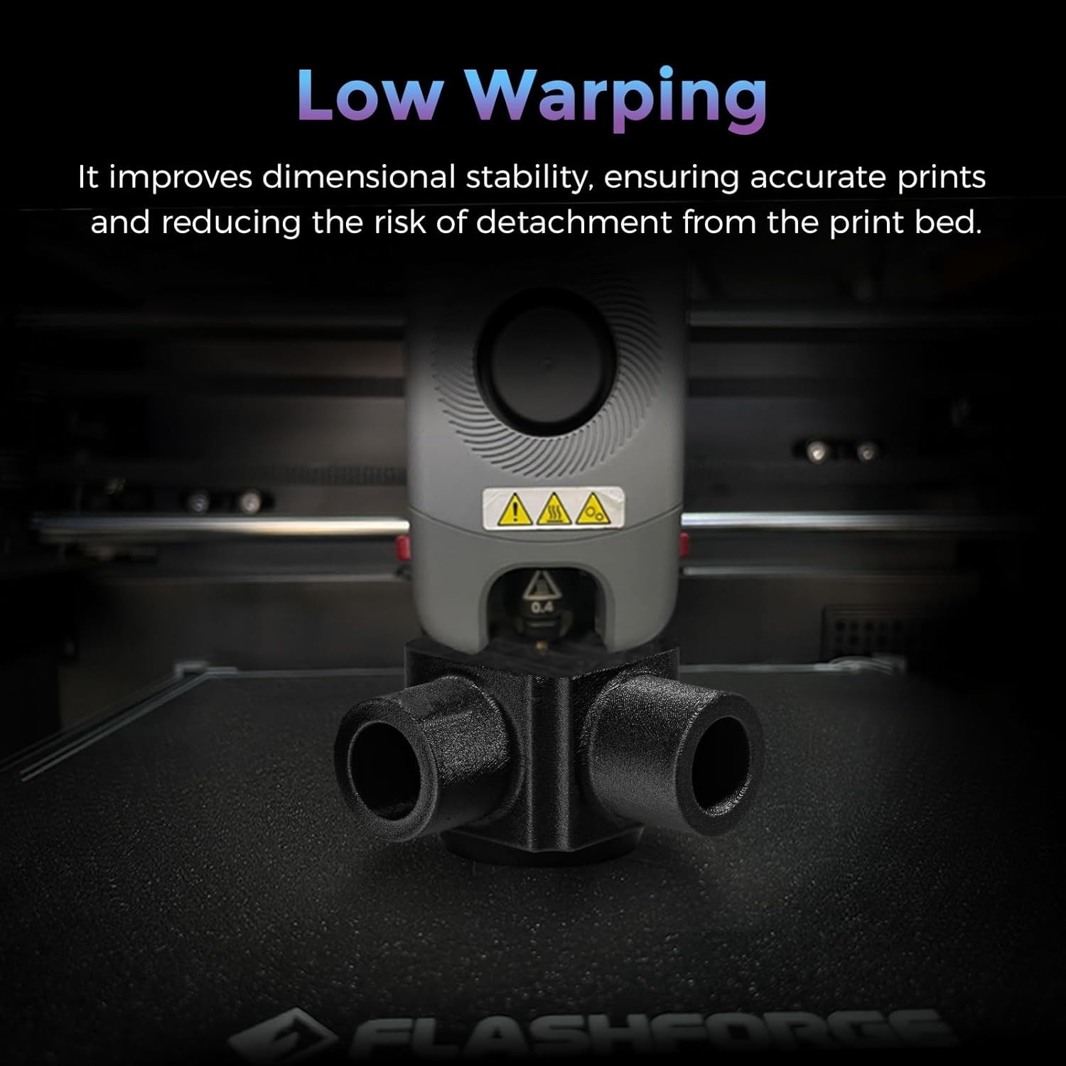 FLASHFORGE Carbon Fiber PETG/PLA Filament 1.75mm 3D Printer Filament CF Filament