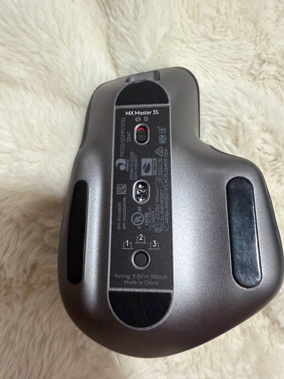 Logitech MX Master 3S – Wireless Performance Mouse – Graphite – NO DONGLE