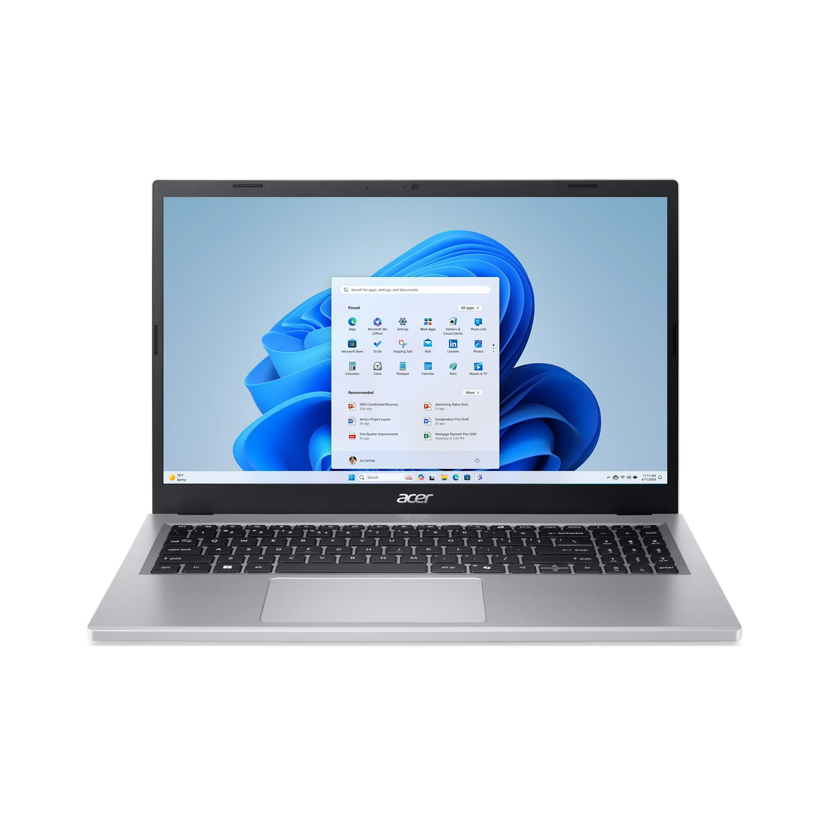 Acer Aspire Go 15.6” FHD Laptop, AMD Ryzen 5 7520U, 8GB RAM, 512GB SSD