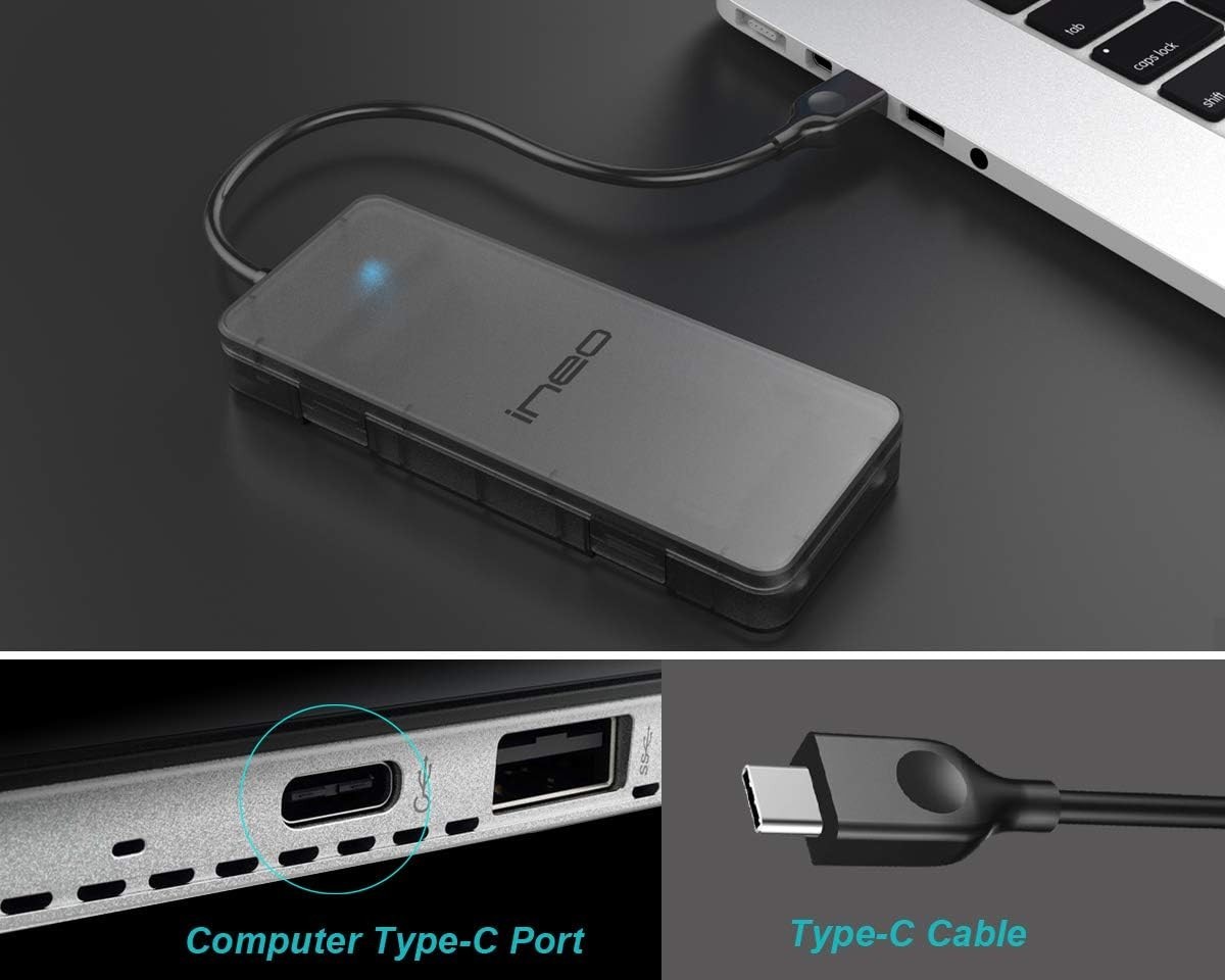 USB-C 3.1 Gen 2 – 10Gbps M.2 NVMe SSD Enclosure Tool-Free Plug+Play Lightweight