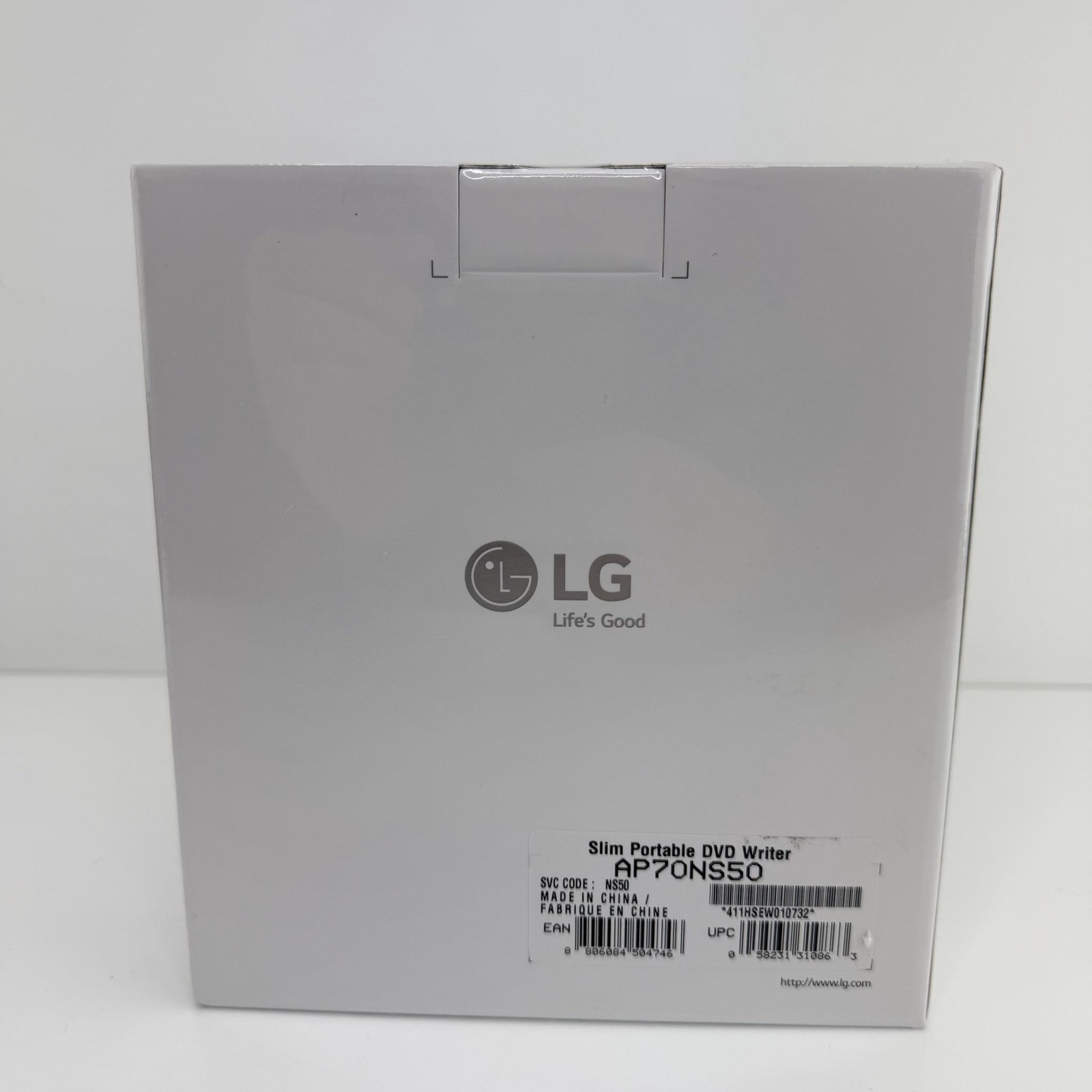 LG AP70NS50 SuperMulti Blade USB External DVD Writer Silver Ultra Slim Mac PC