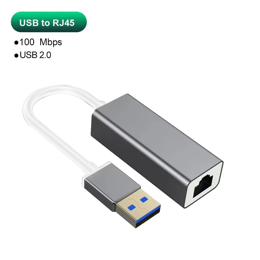 USB 2.0 to Ethernet RJ45 Network LAN Adapter for Windows 7/8/10/Vista/XP