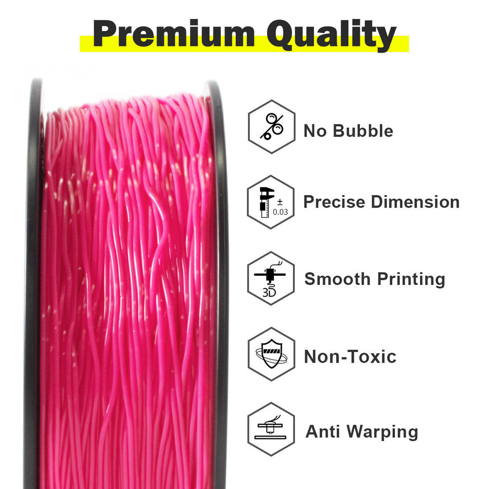 1kg/Roll GEEETECH TPU Filament Solid Color 1.75mm Flexible 3D Printer Filament