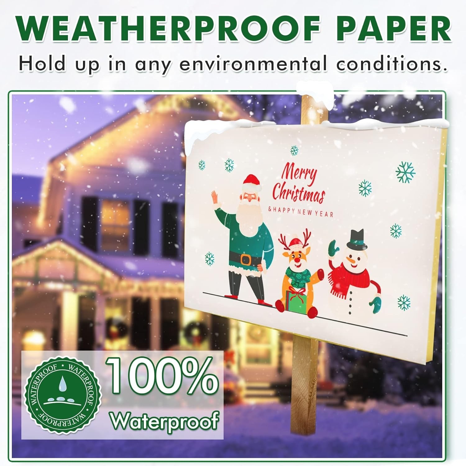 Koala Waterproof Paper for Laser Printer, Tearproof Printer Paper, Matte Doub…