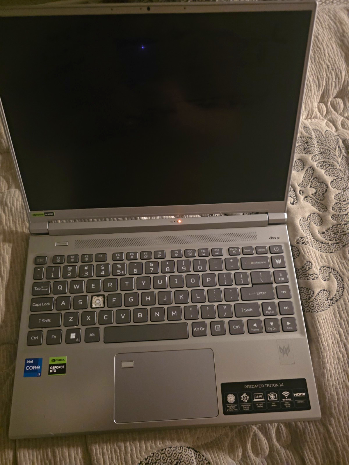 Acer Predator Triton 14 14″ i7 16GB 1TB SSD RTX Win11 2023 Silver