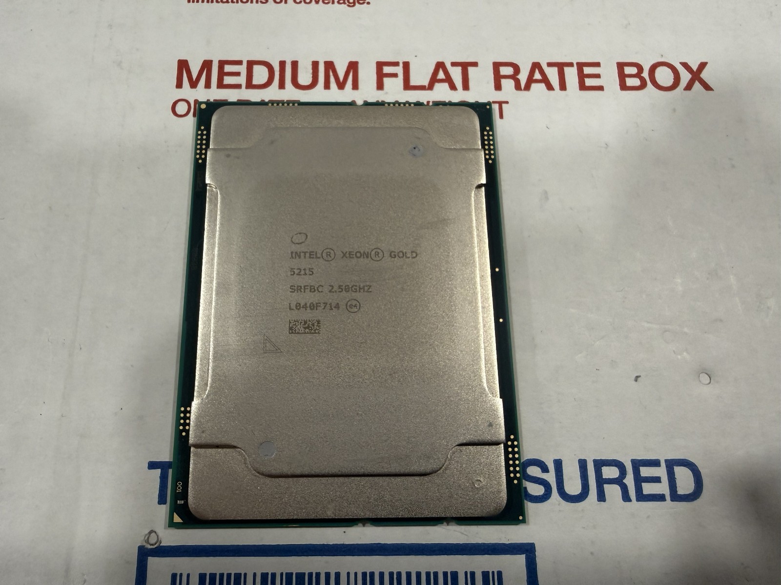 Intel Xeon Gold 5215 SRFBC 10-Core 2.50GHz 13.75MB LGA3647 Processor Tested