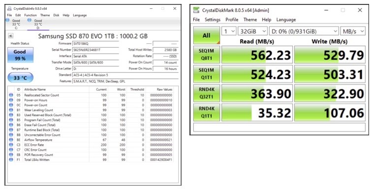 Samsung 870 EVO 1TB, 2.5 inch Internal SSD – ‎MZ-77E1T0