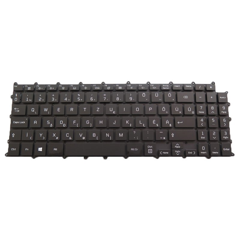 Backlit Keyboard For LG 16Z90Q 16Z90Q-K 16Z90Q-R 16Z90Q-V 16Z90Q-G Hungary Black