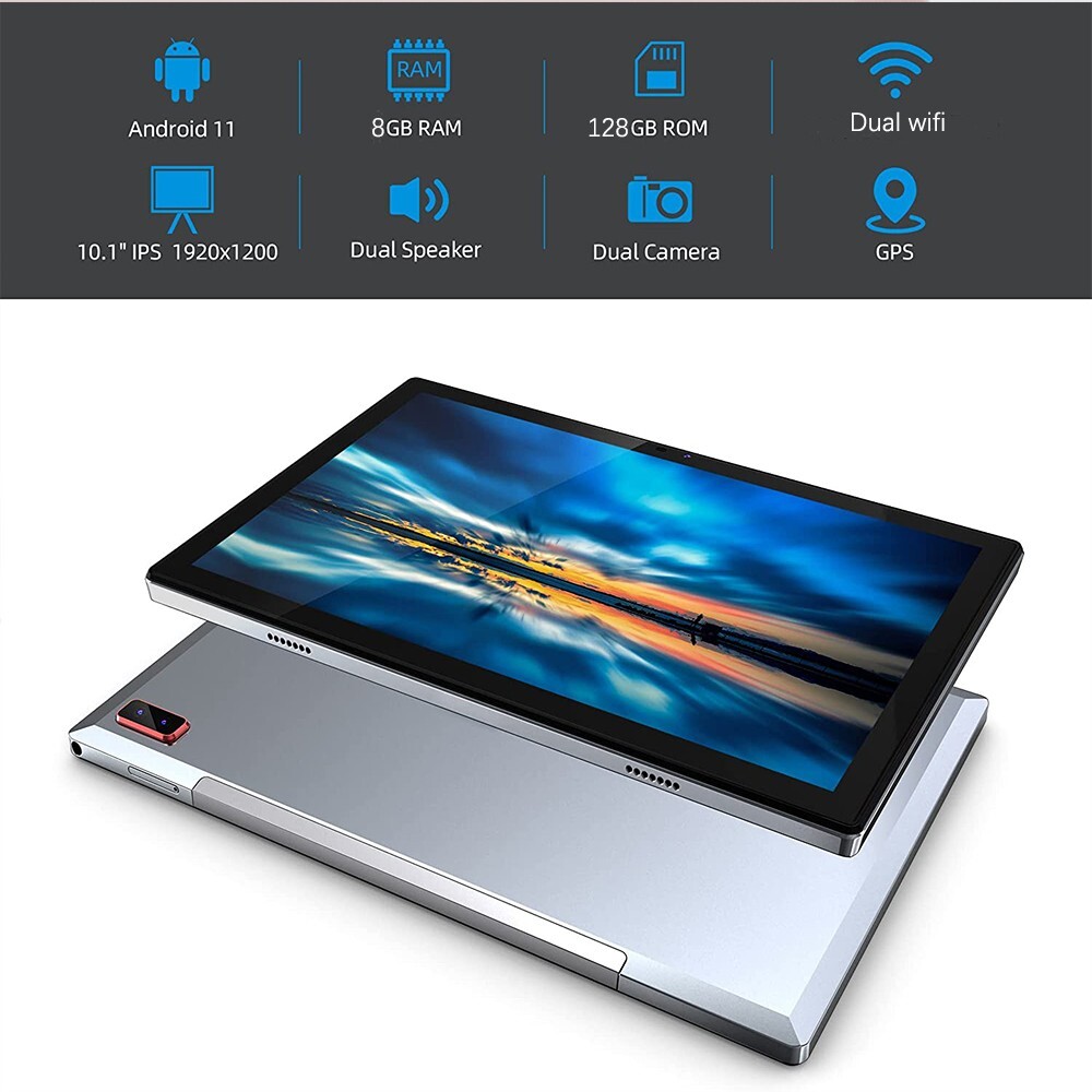 10 Inch Android 11 Deca Core HD Game Tablet Computer PC Wifi Dual Camera 128G