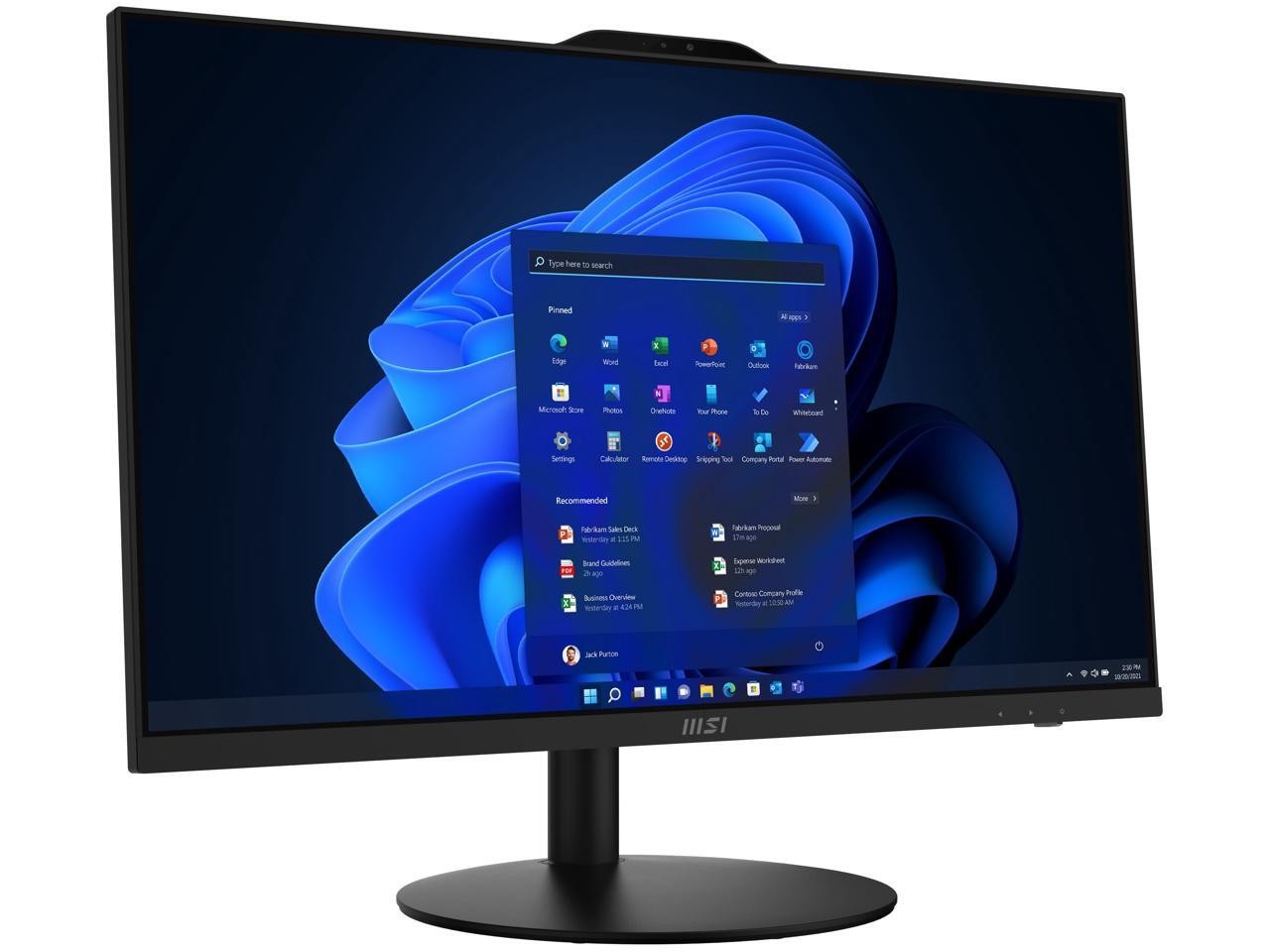 MSI All-in-One Computer PRO AP272 12M-028US Intel Core i5 12th Gen 12400 (2.50GH