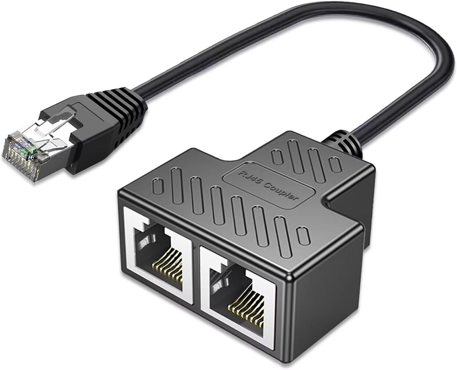 Ethernet Splitter 1 to 2, RJ45 Network Splitter Starlink Ethernet Adapter, LA…