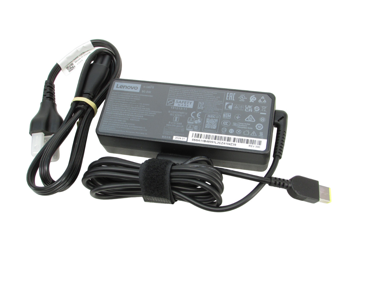 Lenovo 90W 20V 4.5A Laptop AC Adapter Yellow Square Tip SA11B48992